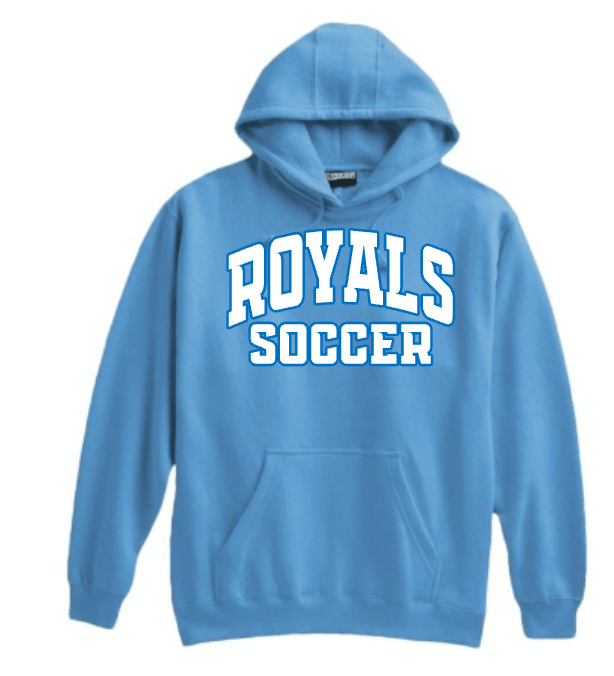 Image of 2025 ROYALS Soccer Carolina Blue Hoodie