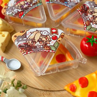 Image 5 of HSR Pizza Keychains 🍕✨ - Phainon, Mydei, Aventurine 