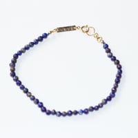 Image 1 of Starry Night Blue Lapis Bracelet