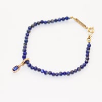 Image 3 of Starry Night Blue Lapis Bracelet