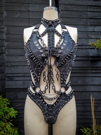 Image 6 of Barbed Bodysuit - Gunmetal