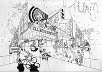 Image 1 of SXSW Showcase Poster - Black & White