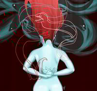 Image 2 of 9" x 9" PRINT - Eels