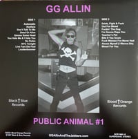 Image 2 of GG Allin '' Biggest Tits ''  LP