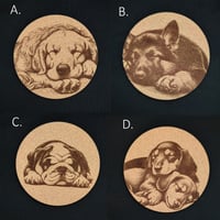 Image 1 of Sleep Dogs Cork Coasters