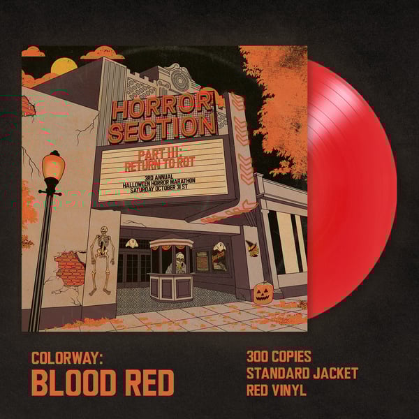 Image of LP PRE-ORDER: Horror Section "Part III: Return to Rot" Standard Red
