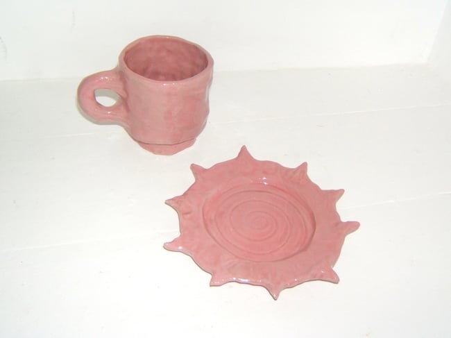 Pink Diner Mug Set