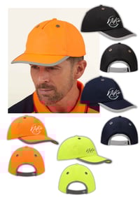 Image 1 of Nika's Workwear Hi-Vis Safety Bump Cap 