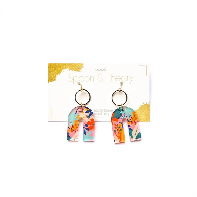 Lyla Arch Statement Earrings 