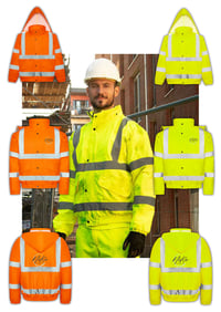 Image 1 of Nika's Workwear Hi-Vis Bomber Jacket 