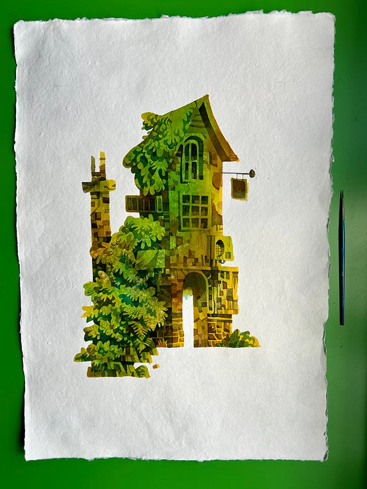 Image of Large Neighbourhood "Abode" paintings