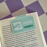 Monster Smut Library Card Magnetic Bookmark