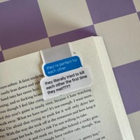 They're Pefect Magnetic Bookmark