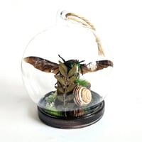 Image 2 of Rhomborhina Flower Beetle Mini Woodland Hanging Globe