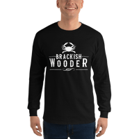 Image 19 of Classic Brackish Wooder - Long Sleeve Tee (White Logo)