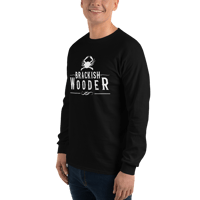Image 5 of Classic Brackish Wooder - Long Sleeve Tee (White Logo)