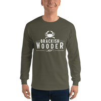Image 21 of Classic Brackish Wooder - Long Sleeve Tee (White Logo)