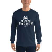 Image 22 of Classic Brackish Wooder - Long Sleeve Tee (White Logo)