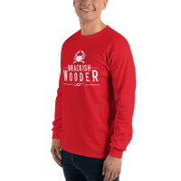 Image 9 of Classic Brackish Wooder - Long Sleeve Tee (White Logo)
