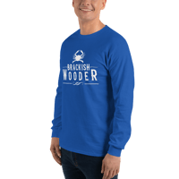 Image 4 of Classic Brackish Wooder - Long Sleeve Tee (White Logo)