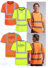 Image 1 of Nika's Workwear Hi-Vis T-Shirt 