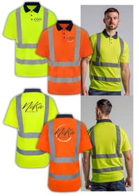 Image 1 of Nika's Workwear Hi-Vis Polo Shirt 