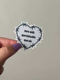 Men with Questionable Morals by Women Sticker