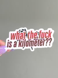 WTF is a Kilometer Sticker