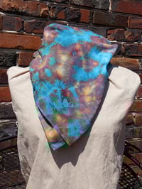 Image 4 of Chaotic Geode  A - Ice Dyed Bandana - FREE SHIPPING