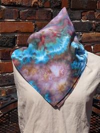 Image 4 of Chaotic Geode D - Ice Dyed Bandana - FREE SHIPPING