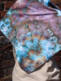 Image 5 of Chaotic Geode D - Ice Dyed Bandana - FREE SHIPPING