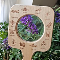 Image 3 of Wooden Insect Etched Magnifying Glass