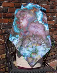 Image 6 of Chaotic Geode D - Ice Dyed Bandana - FREE SHIPPING
