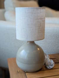 Gray Moss Lamp
