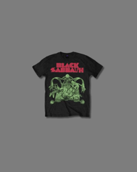 Image 1 of Black Sabbath Bloody Sabbath Green Print Shirt