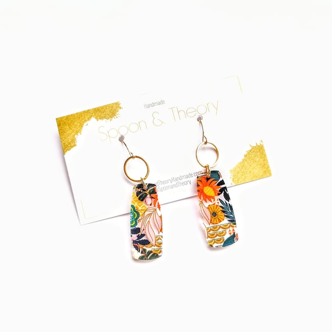 Geneva Fall Floral Earrings 