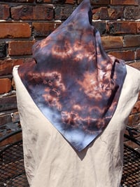 Image 2 of Chaotic Geode E - Ice Dyed Bandana - FREE SHIPPING