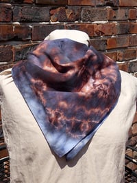 Image 4 of Chaotic Geode E - Ice Dyed Bandana - FREE SHIPPING