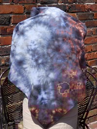 Image 5 of Chaotic Geode E - Ice Dyed Bandana - FREE SHIPPING