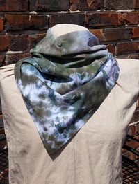 Image 3 of Chaotic Geode F - Ice Dyed Bandana - Free Shipping