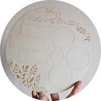 Image 2 of Wooden Etched Nature Finds Board