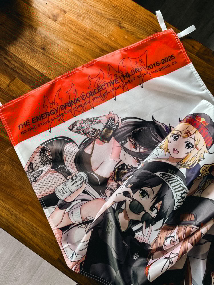 Image of Energy Drink Girls Collective Nobori Flag