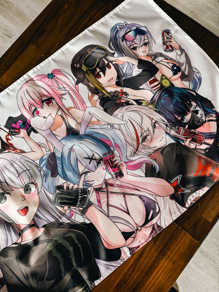 Image of Energy Drink Girls Collective Nobori Flag