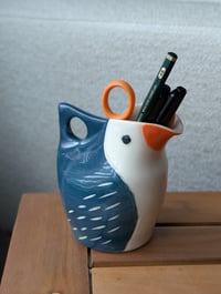 Image 1 of Blue Penguin Pencil Cup