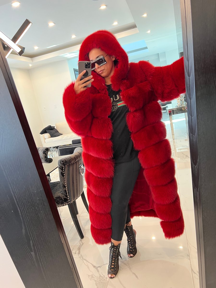 3in1 Fire Fox Fur Coat / istylebysonia