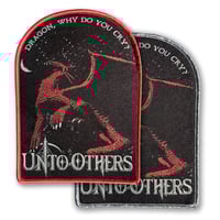 Image 1 of Dragon Why Do You Cry? Embroidered Patch