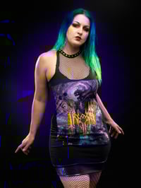 Image 4 of Medium Inferi Fishnet Mini Dress