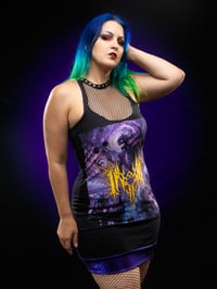 Image 2 of Medium Inferi Fishnet Mini Dress