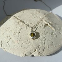Image 1 of Molten Necklace | Green Sapphire