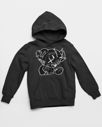 Black on Black “Barry the Bear” hoodie 